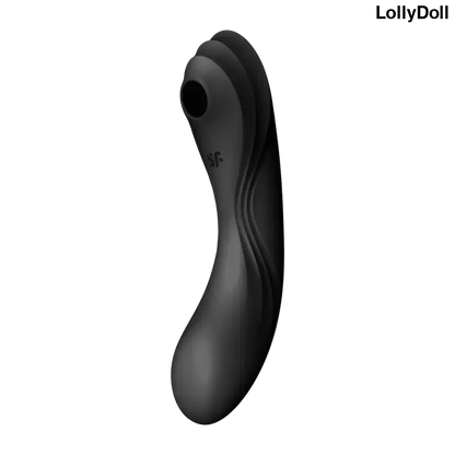 Le Vibromasseur Satisfyer Curvy Trinity 4 en noir, un accessoire de plaisir sensuel conçu pour des sensations intenses et profondes. Son design ergonomique et sa technologie avancée procurent un plaisir unique et inoubliable. Idéal pour sublimer vos moments de plaisir en solo ou en couple.