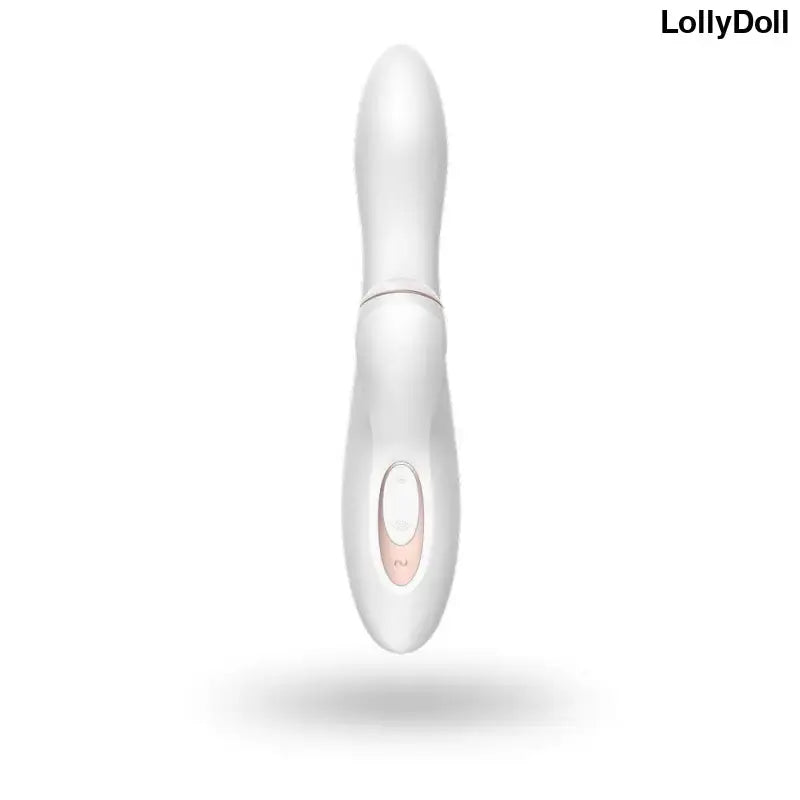 Pro G-Spot Rabbit en Blanc et Or rose Vibromasseur multifonctions 