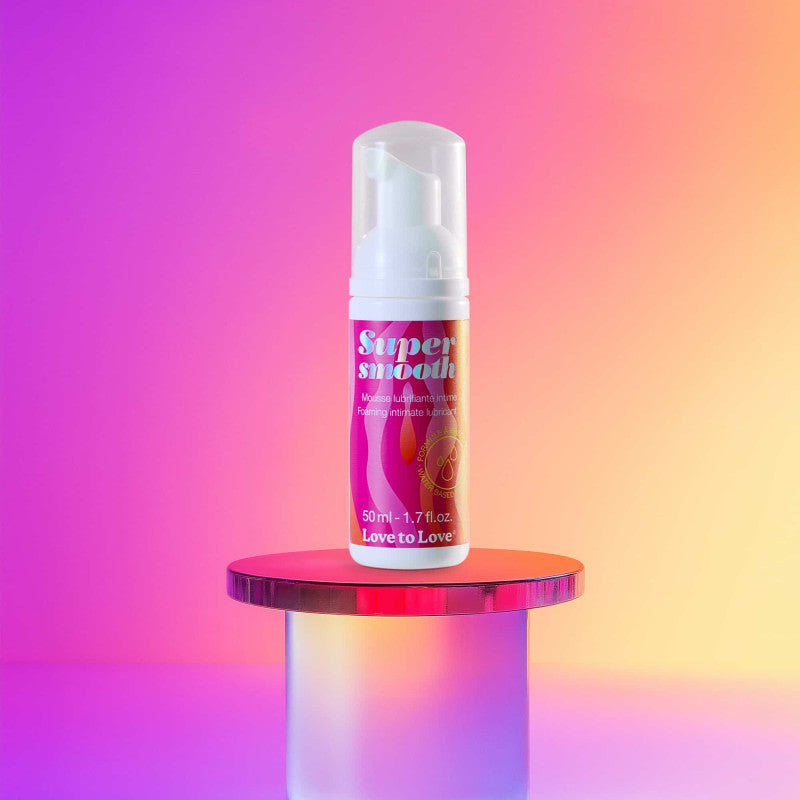 Mousse lubrifiante Super Smooth Love to Love flacon pompe base eau