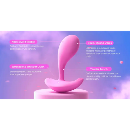 Loli Bleu - vibromasseur avec application pour le point G et le clitoris - Honey Play box - Vibromasseur disponible chez LollyDoll, pas cher