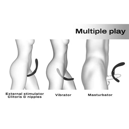Vibromasseur Infinite Joy  noir - marque Dorcel - Vibromasseur pas cher disponible chez LollyDoll
