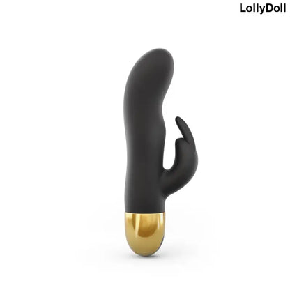 Découvrez le Vibromasseur Rabbit Expert G en Noir et Or, un jouet sensuel et élégant pour des plaisirs intenses. Sa forme ergonomique combine stimulations clitoridienne et vaginale pour une expérience unique. Ajoutez une touche de luxe à vos moments intimes avec ce vibromasseur sophistiqué. Disponible chez LollyDoll.