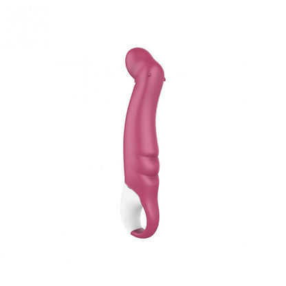 Détail de la tête incurvée du vibromasseur Satisfyer Vibes Petting Hippo pour toujours plus de plaisir chez LollyDoll