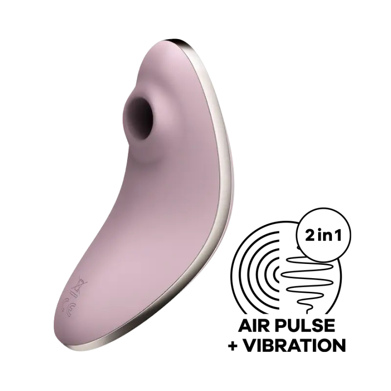 Stimulateur et vibromasseur Vulva Lover Satisfyer - Rose, pour une double stimulation et des orgasmes assurés.