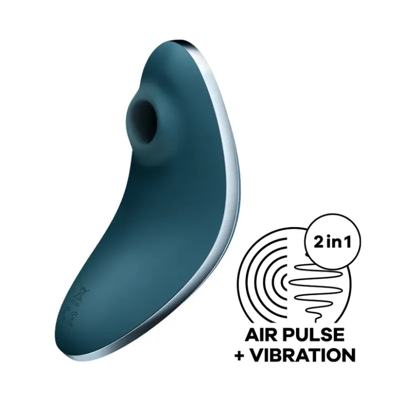 Vulva Lover Stimulateur et vibromasseur Satisfyer - Bleu - Satisfyer - Vibromasseur disponible chez LollyDoll