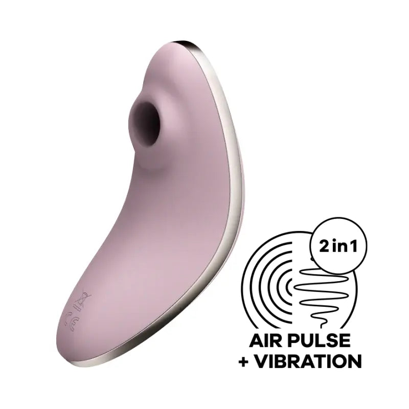 Stimulateur et vibromasseur Vulva Lover Satisfyer - Rose avec technologie 2 en 1, air pulse et vibration pour un plaisir optimal.